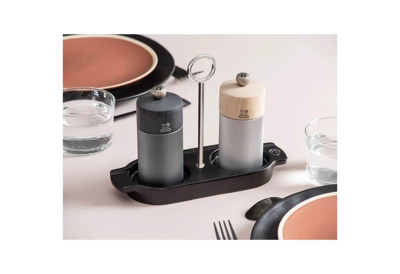 Peugeot Menage LINEA Keramik Schwarz 18cm mit Griff