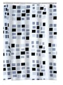 Ridder Duschvorhang Stones Schwarz Grau Polyester Bild 2