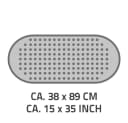 Ridder Wanneneinlage Tecno grau mit Saugnäpfen Bild 1