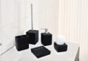 Ridder Seifenspender Brick Schwarz - Polyresin & Edelstahl Bild 1