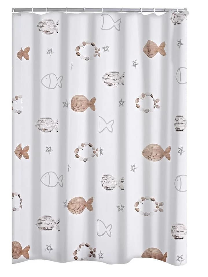 Ridder Duschvorhang Fishes Beige 180 cm - Bild 2