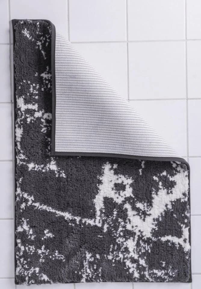 Ridder Badematte Marmor grau 100% Polyester-Microfaser - Bild 4