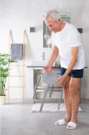 Ridder Duschklappsitz Max grau - Rutschfester Badhocker Bild 1