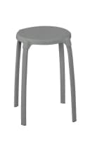 Ridder Duschklappsitz Max grau - Rutschfester Badhocker Bild 2