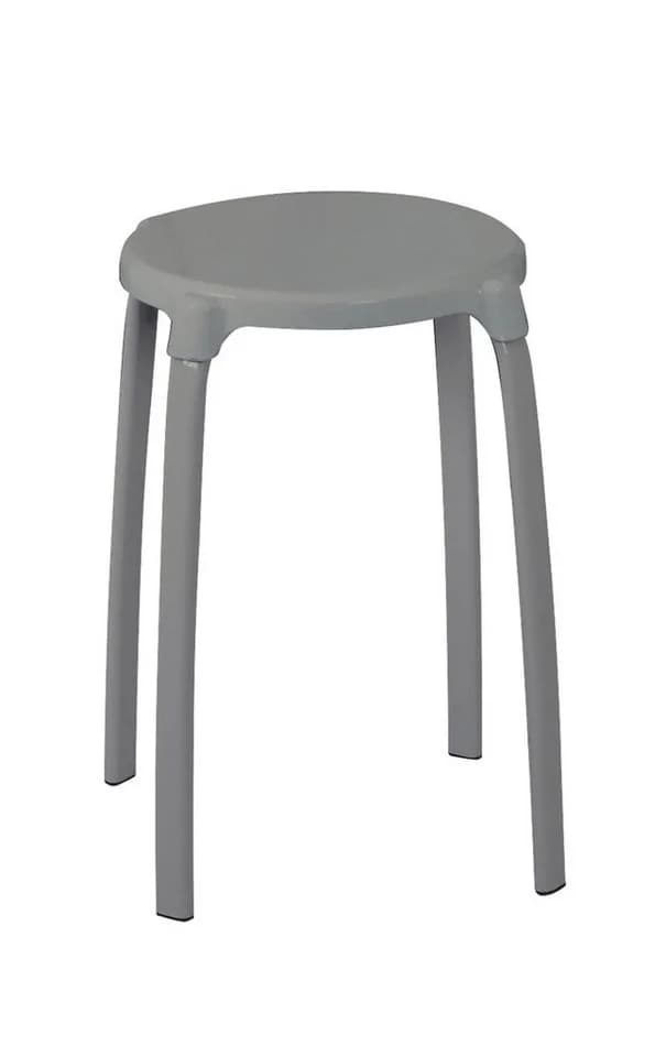 Ridder Duschklappsitz Max grau - Rutschfester Badhocker - Bild 2