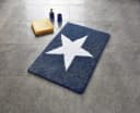 Ridder Badematte Star schwarz 100% Polyester-Microfaser Bild 1