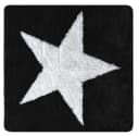 Ridder Badematte Star schwarz 100% Polyester-Microfaser Bild 2