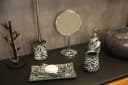 Ridder WC-Bürste Frey Set Schwarz Glas Edelstahl Bild 1