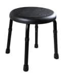 Ridder Duschklappsitz Go schwarz höhenverstellbar Bild 2