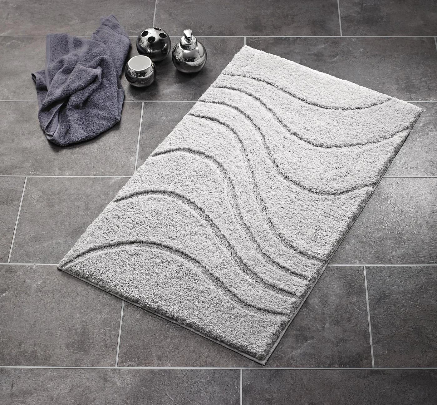 Ridder Badematte La Ola Weiß 100% Polyester-Microfaser