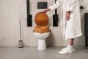 Ridder WC-Sitzerhöhung Sam Weiß Hygieneausschnitt Bild 1