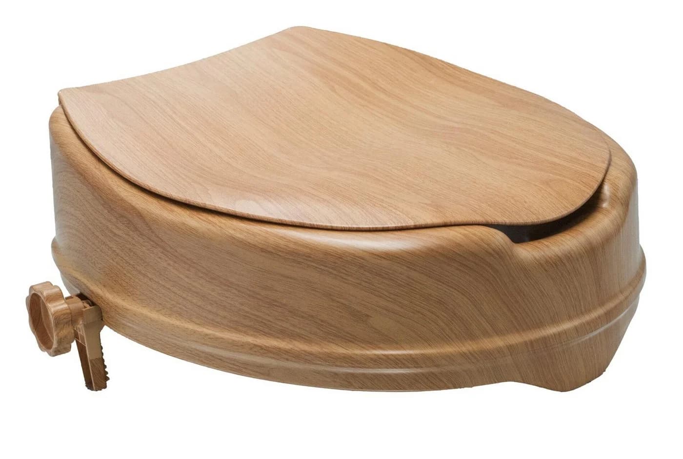 Ridder WC-Sitzerhöhung Sam Weiß Hygieneausschnitt - Bild 2