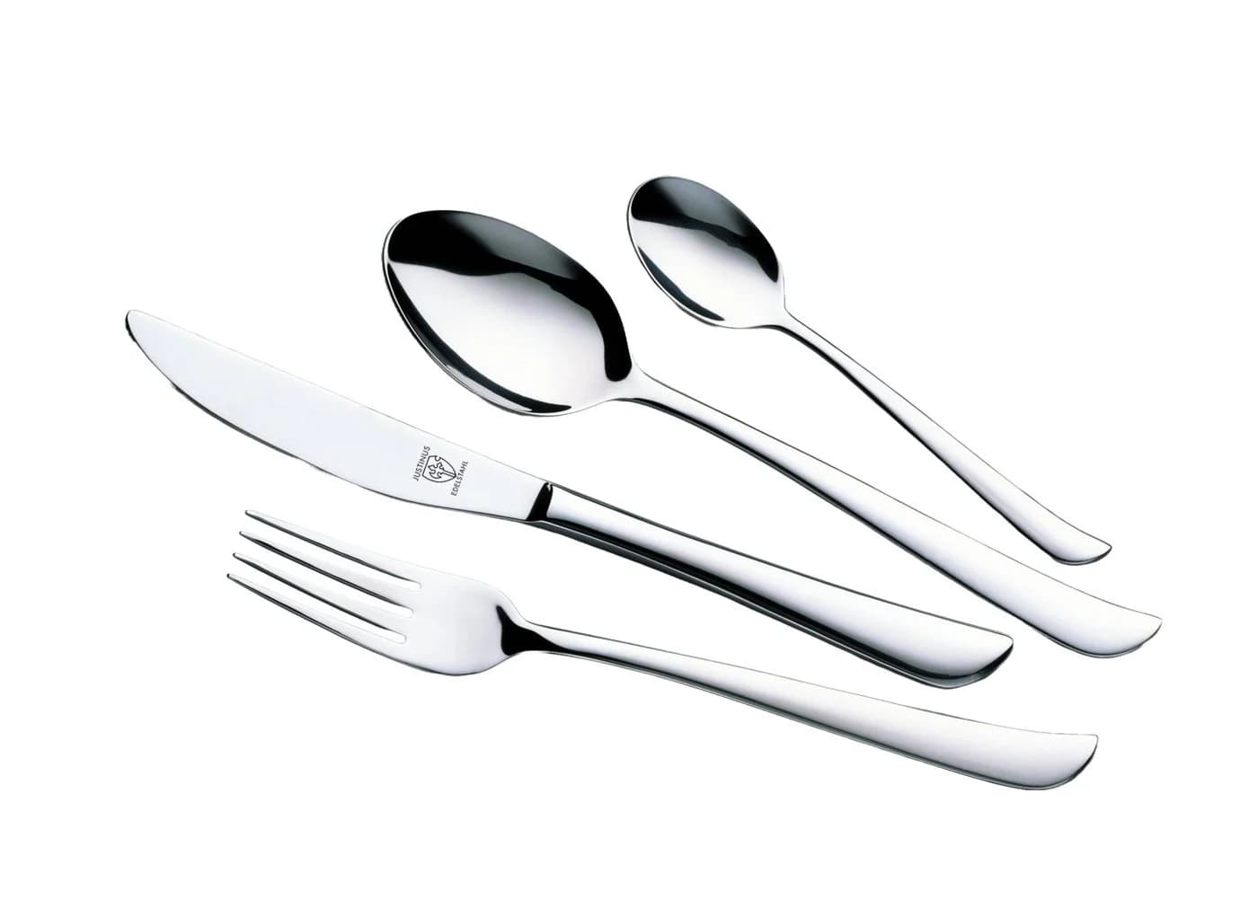 Justinus Besteck-Set 6-tlg. Twist Silber Klingenstahl - Bild 2