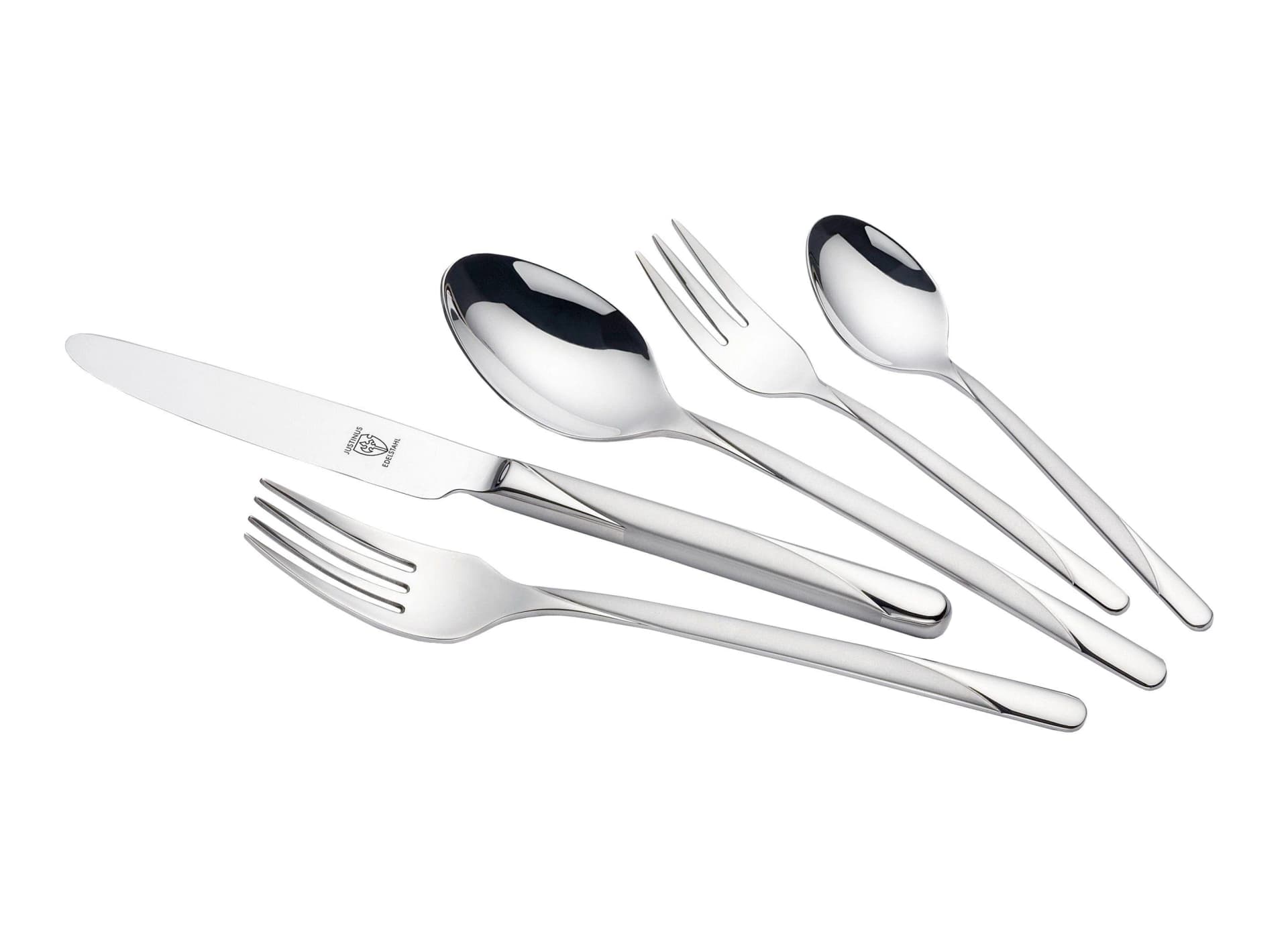 Besteckgarnitur JUSTINUS FLAIR Silber 60-tlg. Edelstahl