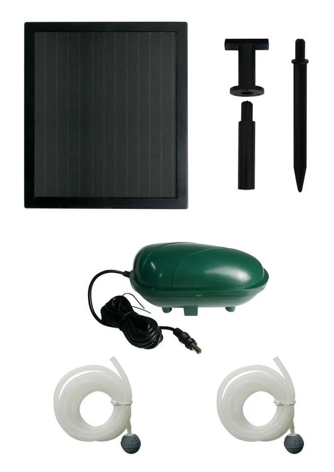 Wehmann Teichbelüfter Solar Power Doppel Belüfterpumpe 200 l/h - Bild 4