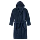 Herrenbademantel SCHIESSER Essentials Gr. L blau Frottee Bild 1