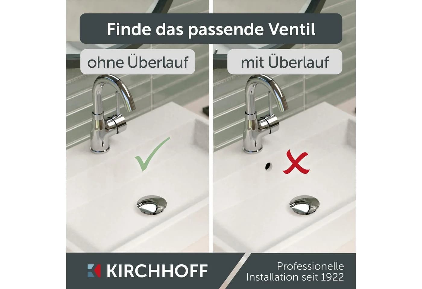 Kirchhoff Ablaufventil mit Überlauf - Bild 4