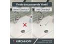 Kirchhoff Design-Ablaufventil mit Überlauf Chrom Push-Open Bild 3