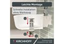 Kirchhoff Design-Ablaufventil mit Überlauf Chrom Push-Open Bild 4