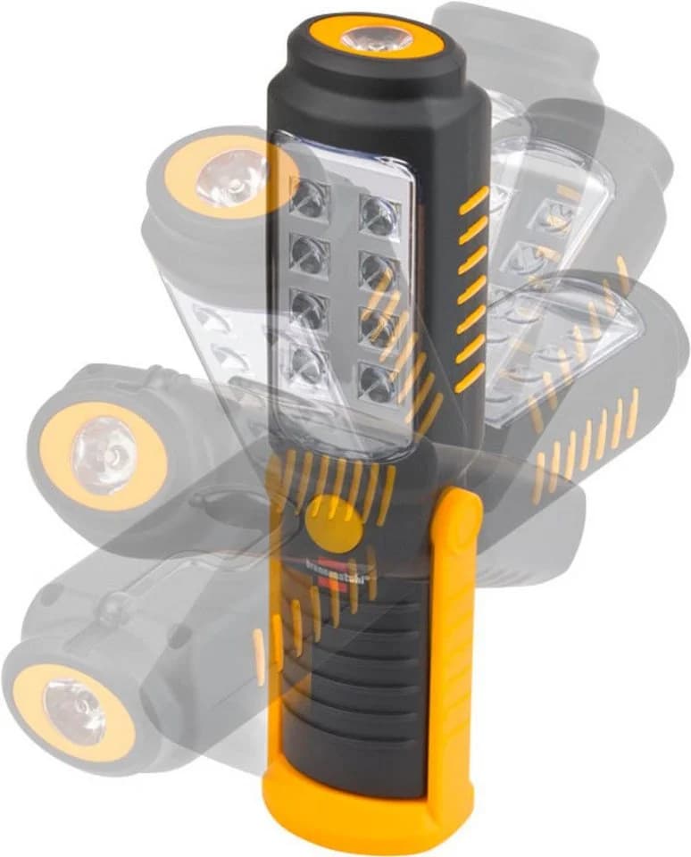 Brennenstuhl SMD LED-Universalleuchte HL DB 81 M1H1 Schwarz 8+1 LEDs - Bild 4