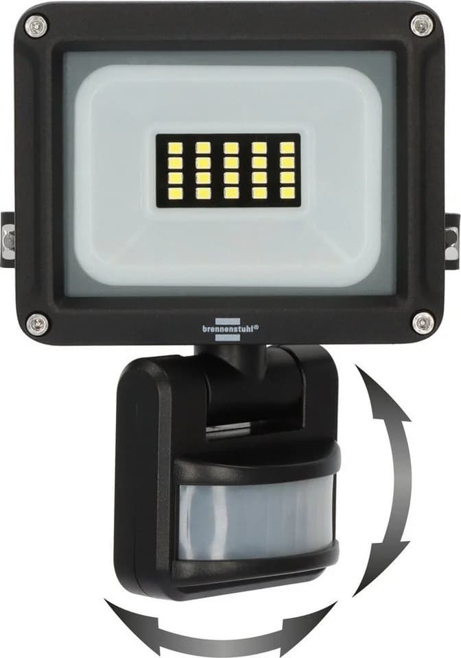 Brennenstuhl LED Wandstrahler JARO 1060 P Schwarz mit Bewegungsmelder - Bild 3