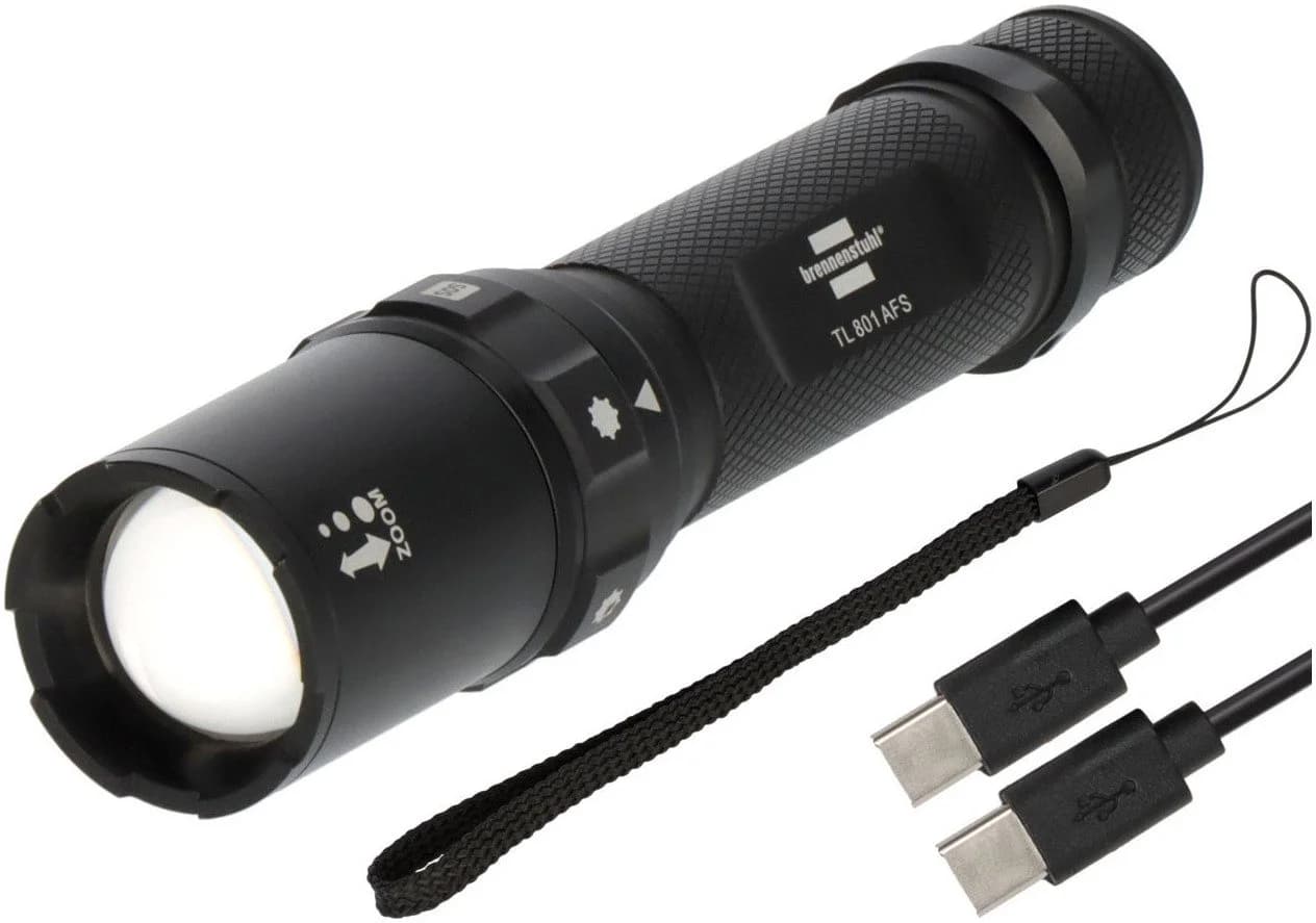 Brennenstuhl LED Taschenlampe TL 801 AFS 800 Lumen 6 Helligkeitsstufen - Bild 2
