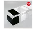 Hailo Einbaumülleimer 18 L Schwarz mit Henkel Bild 4