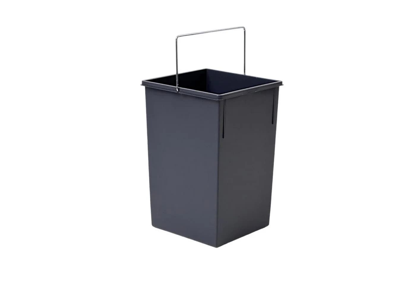 Hailo Inneneimer 15L dunkelgrau mit Metall-Henkel - Bild 2