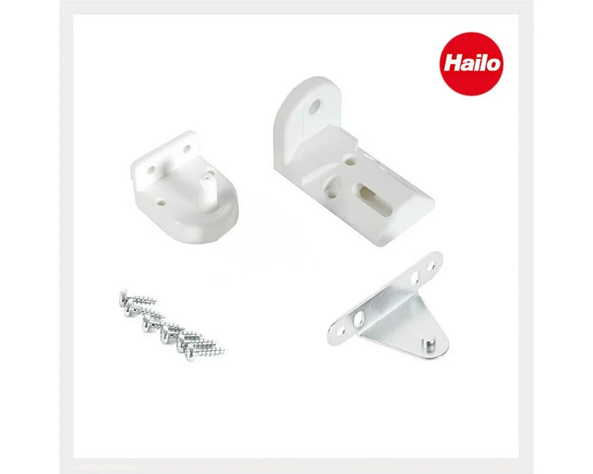 Hailo Montagezubehör 1138689 für Compact Box und Mono weiß/silber