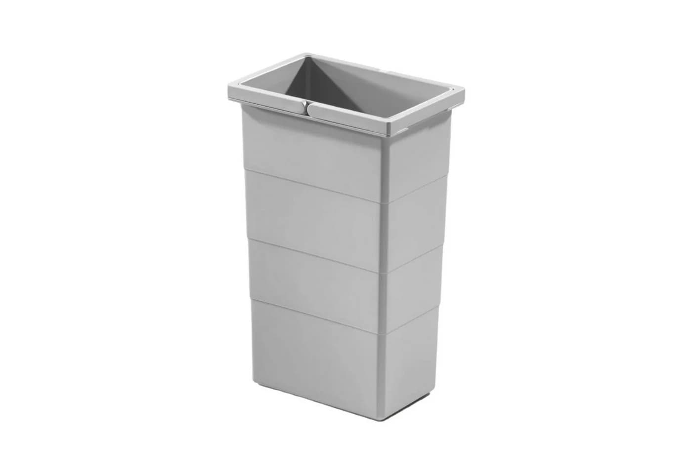 Hailo Inneneimer 10 Liter grau mit 2 Henkeln - Bild 2