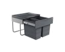 Hailo StapelBox 28/17 Einbaumülleimer 45L Grau Bild 2