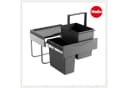 Hailo StapelBox 28/17 Einbaumülleimer 45L Grau Bild 3