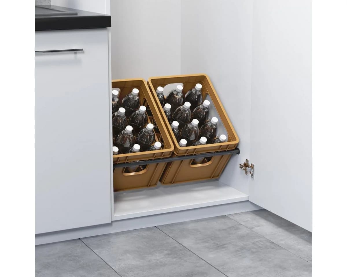 Hailo Getränkekistenhalter 60cm Schrankbreite Metall - Bild 4