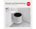 Hailo Inneneimer 12 Liter Schwarz Kunststoff Bild 4
