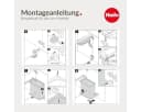 Hailo Einbaumülleimer MF Uno Swing 18L Edelstahl Schwarz Bild 5