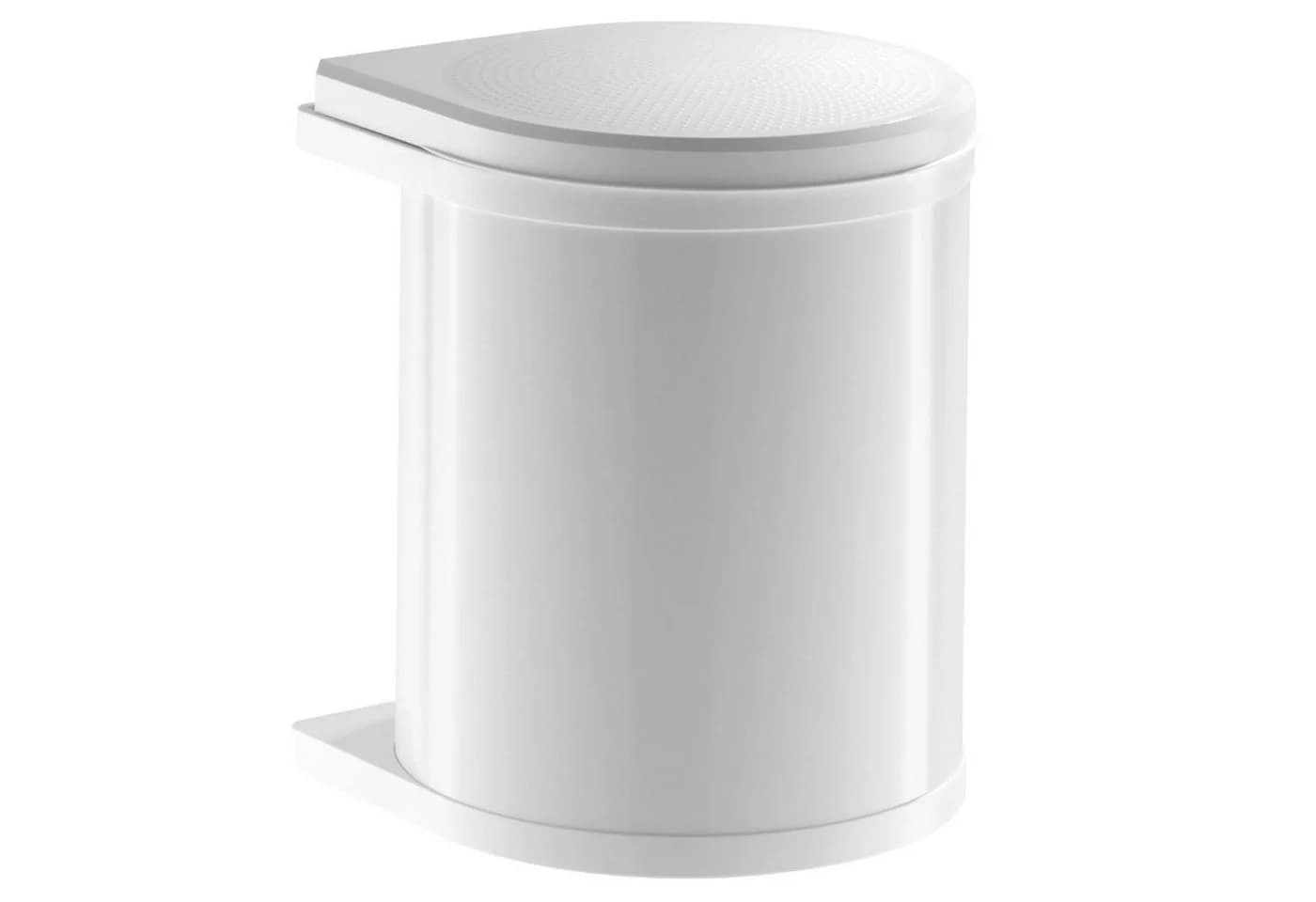 Hailo Einbaumülleimer Mono 15 Liter Edelstahl Weiß Automatischer Deckel - Bild 2
