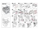 Hailo Einbaumülleimer Euro-Cargo S 3-fach Trennsystem Grau Bild 5