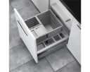 Hailo Einbaumülleimer Separato-K 34L Grau 3-fach Mülltrennung Bild 1