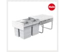 Hailo Einbaumülleimer 3643141 TR Swing Grau Metall Bild 1