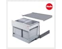 Hailo Einbaumülleimer Raumspar-Tandem-S-plus 3-fach 29L grau/silber Bild 1