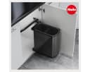 Hailo Einbaumülleimer MF Swing Duo 16 Liter dunkelgrau Bild 1