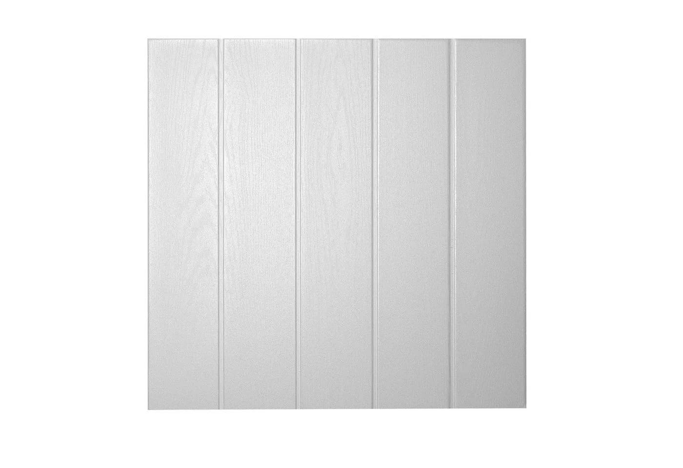 DECOSA Deckenplatte Athen Weiß 50x50 cm Holzoptik - Bild 2