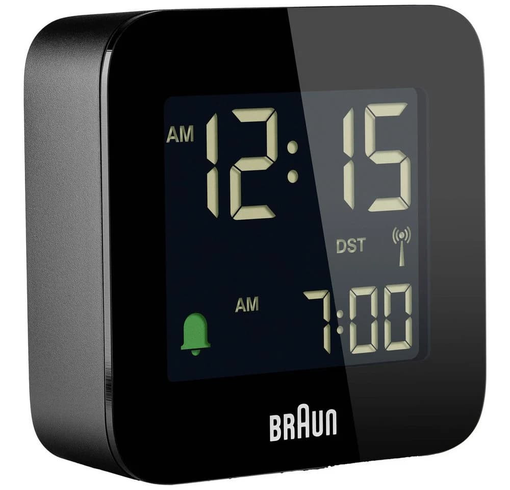 Braun BC08B-DCF Funkwecker Schwarz Negatives Display - Bild 5