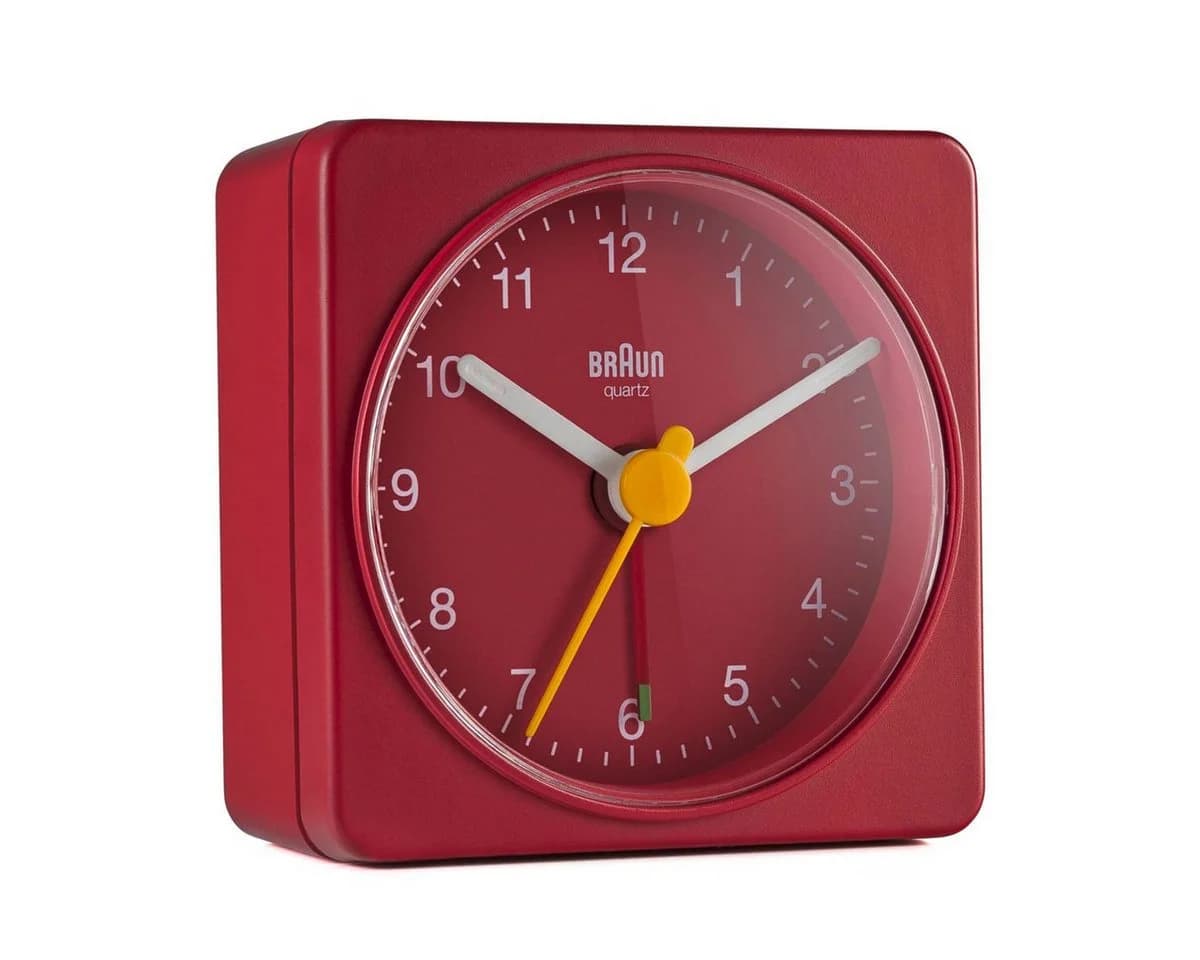 Braun Reisewecker BC 02 R Quarzwecker Rot - Bild 2