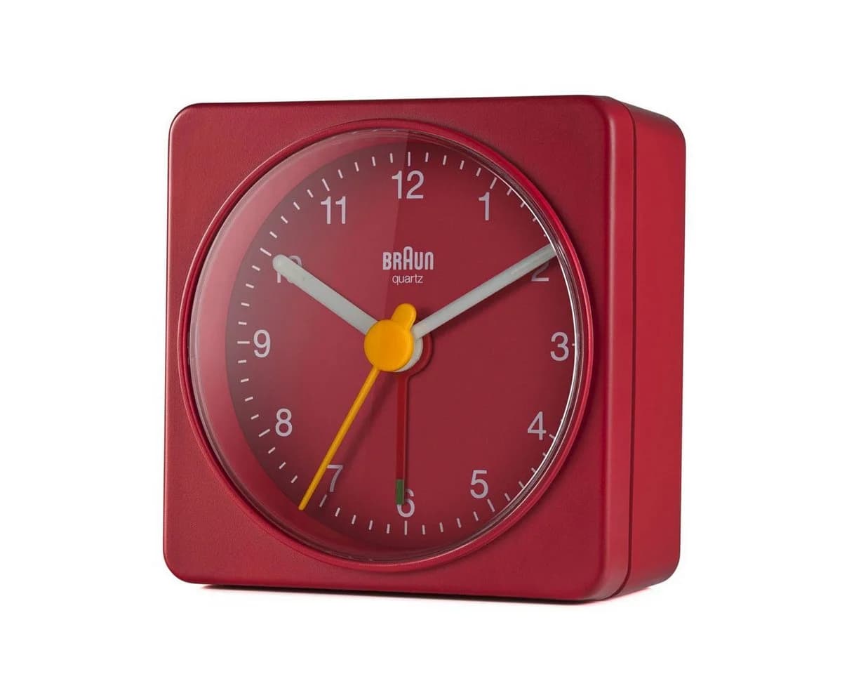 Braun Reisewecker BC 02 R Quarzwecker Rot - Bild 3