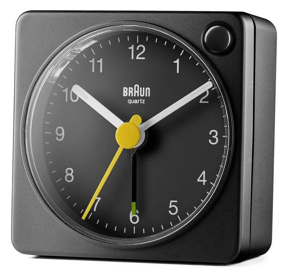 Braun BC02XB Quarzwecker Schwarz mit Lichtfunktion und Schlummer - Bild 3