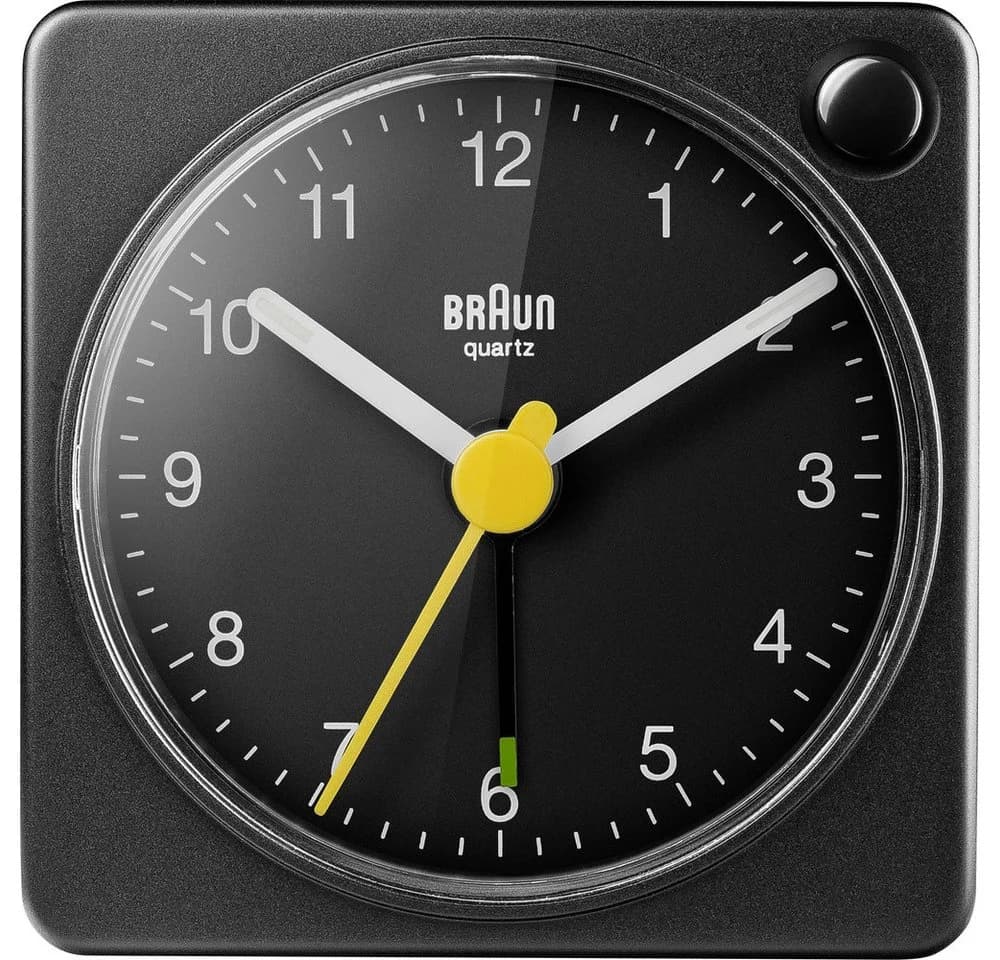 Braun BC02XB Quarzwecker Schwarz mit Lichtfunktion und Schlummer - Bild 4