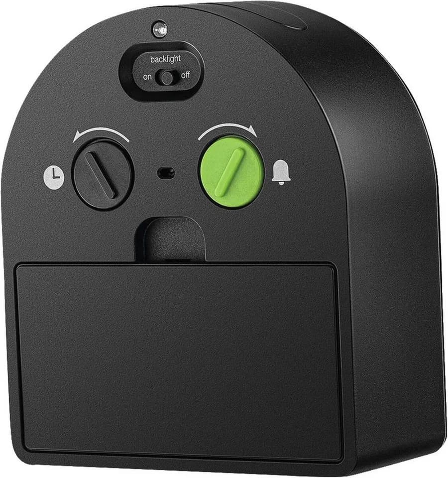 Braun Wecker BC22 Schwarz Alarmzeiten 1 Timerzeit