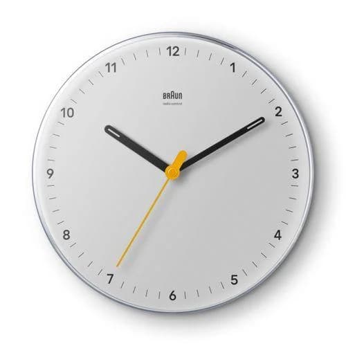 Braun BC 26 W-DCF Funkwanduhr Weiß