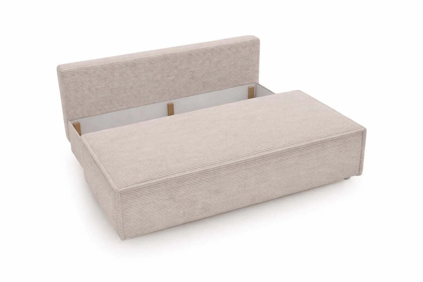 Kaiser Möbel Sofa DUO mit Schlaffunktion und Bettkasten Beige - Bild 5
